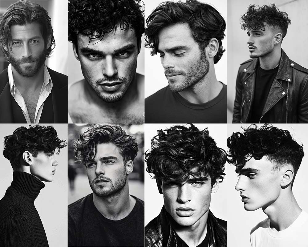 Locken Frisuren Männer