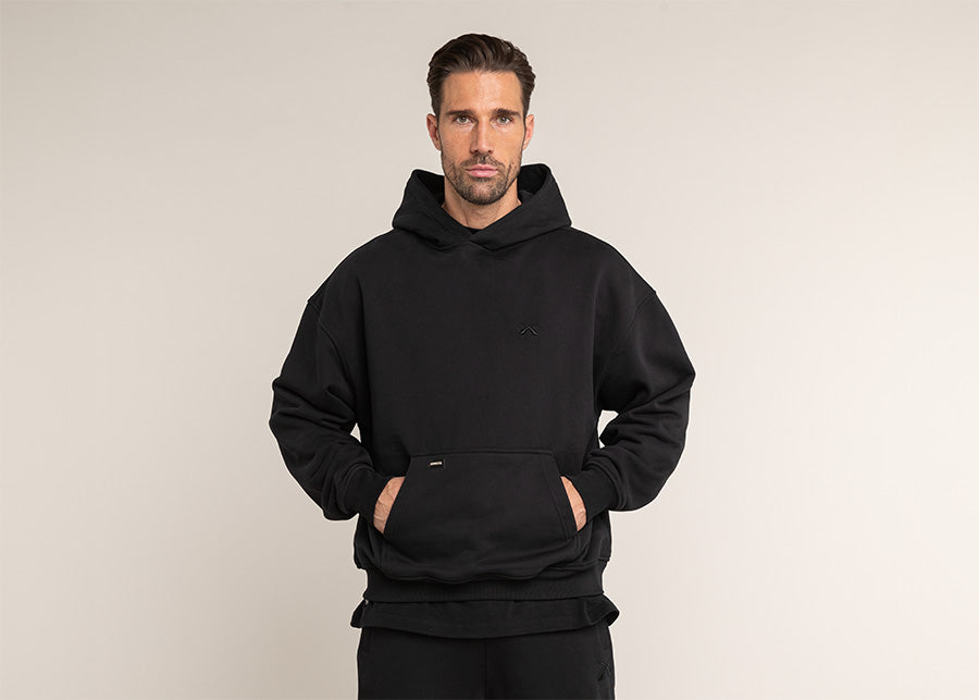 Heavyweight Hoodie Oversized Schwarz