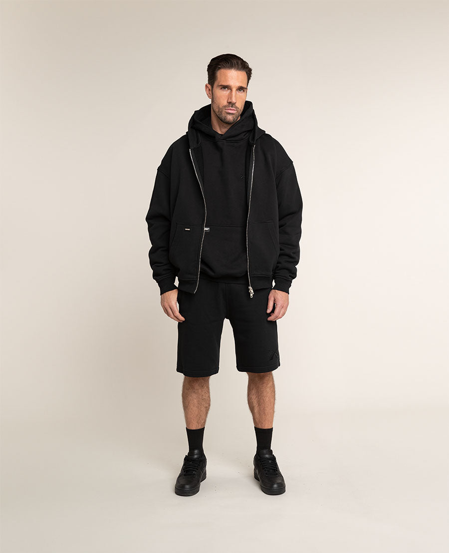 Herren Bermuda Shorts kurze Hose Schwarz