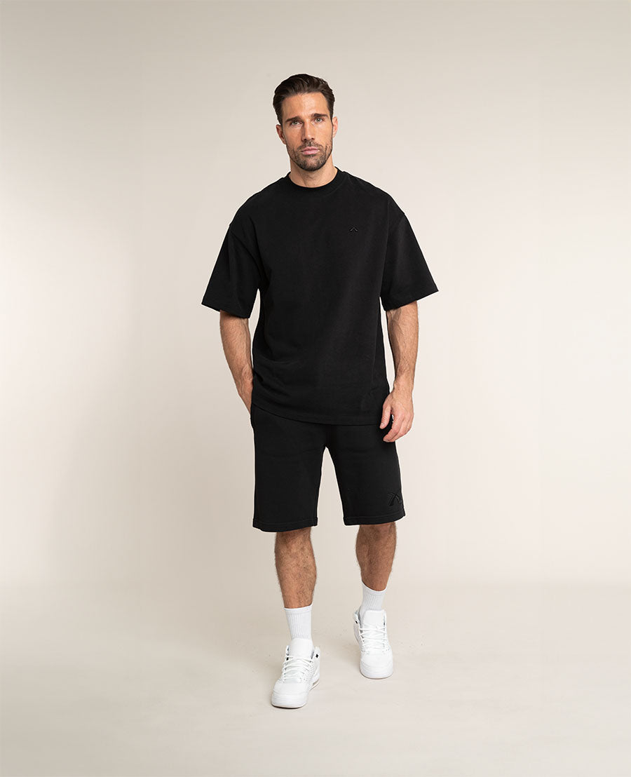 Herren Bermuda Shorts kurze Hose Schwarz