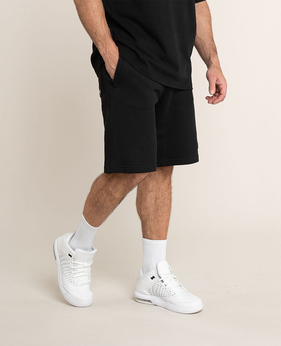 Herren Bermuda Shorts kurze Hose Schwarz