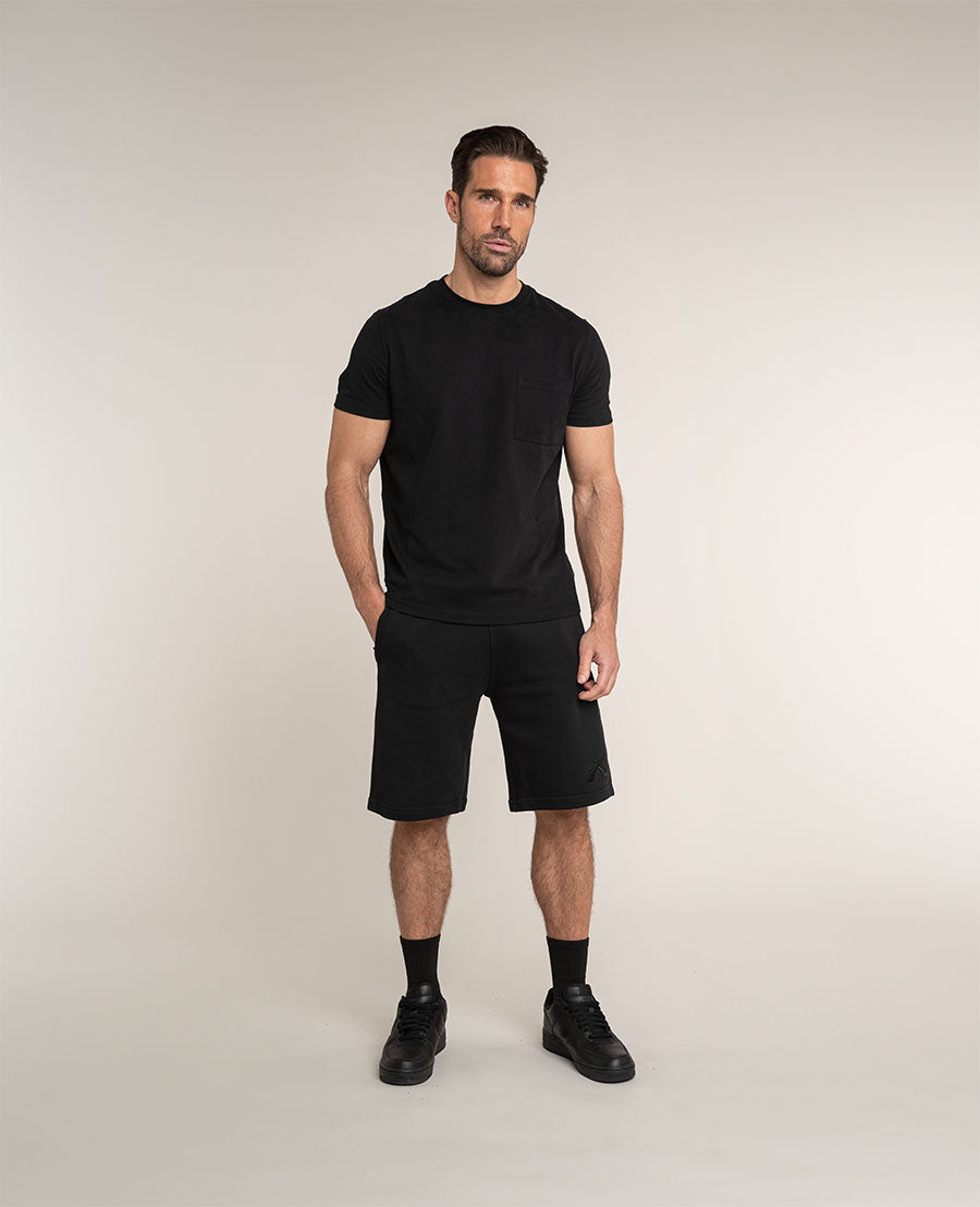 Herren Bermuda Shorts kurze Hose Schwarz