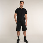 Herren Bermuda Shorts kurze Hose Schwarz