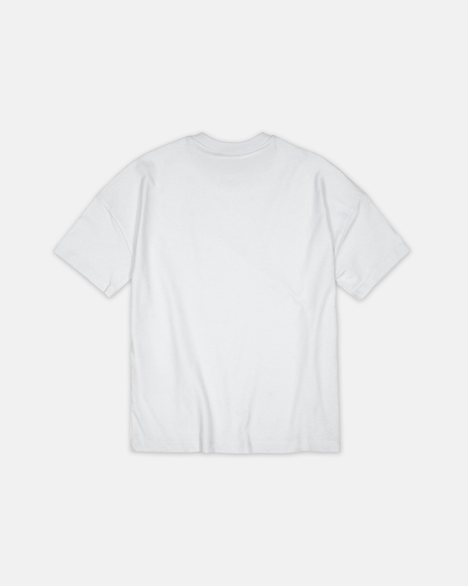 Rückansicht Elodie Damen T-Shirt weiß mit SQ Monogramm Logo auf der Vorderseite – hinten unbedruckt