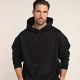 Oversized Hoodie - Schwarz - Herren