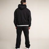 Oversized Hoodie - Schwarz - Herren