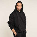 Oversized Hoodie - Schwarz - Herren