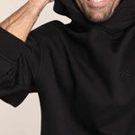 Oversized Hoodie - Schwarz - Herren