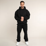 Oversized Hoodie - Schwarz - Herren