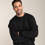 Oversized Sweatshirt Herren Schwarz