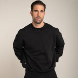 Oversized Sweatshirt Herren Schwarz