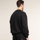 Oversized Sweatshirt Herren Schwarz