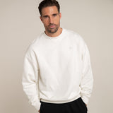 Oversized Sweatshirt Herren Weiß