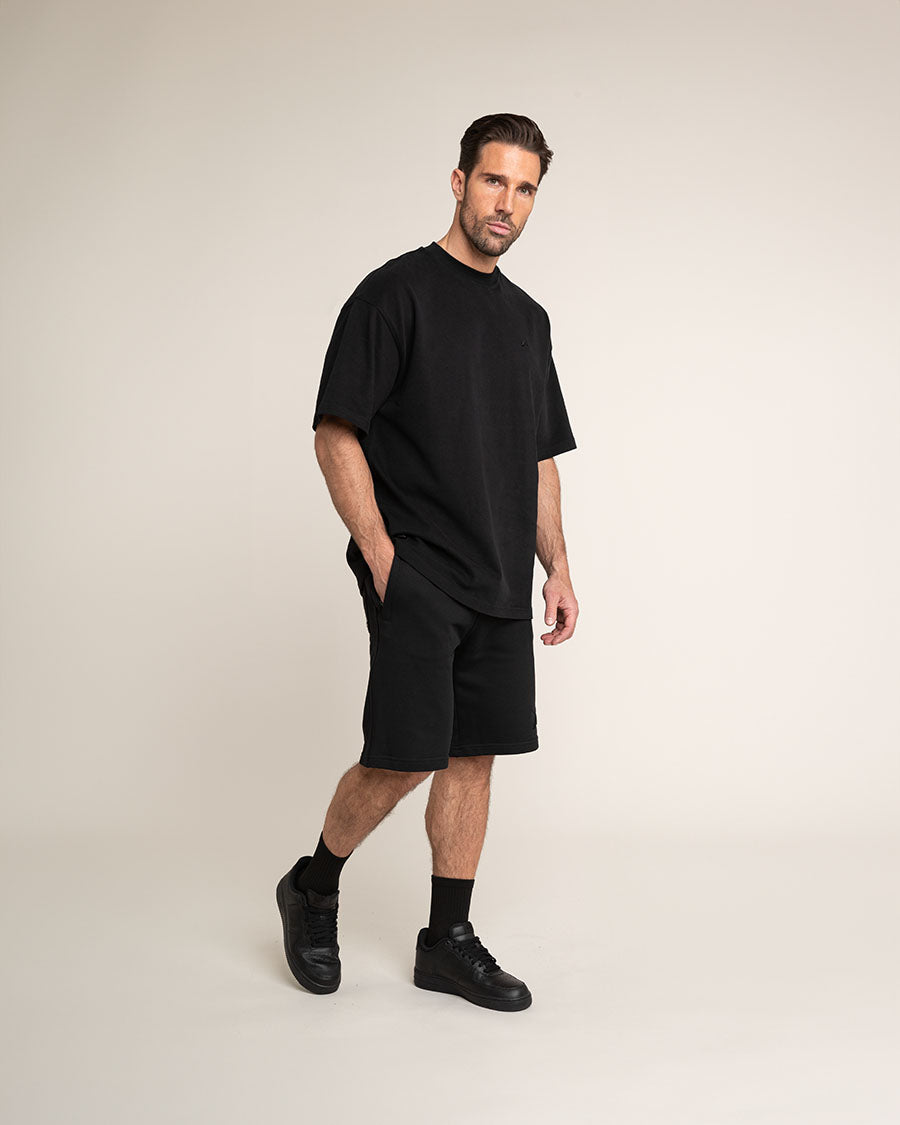 Oversized T-Shirt - Black - Herren