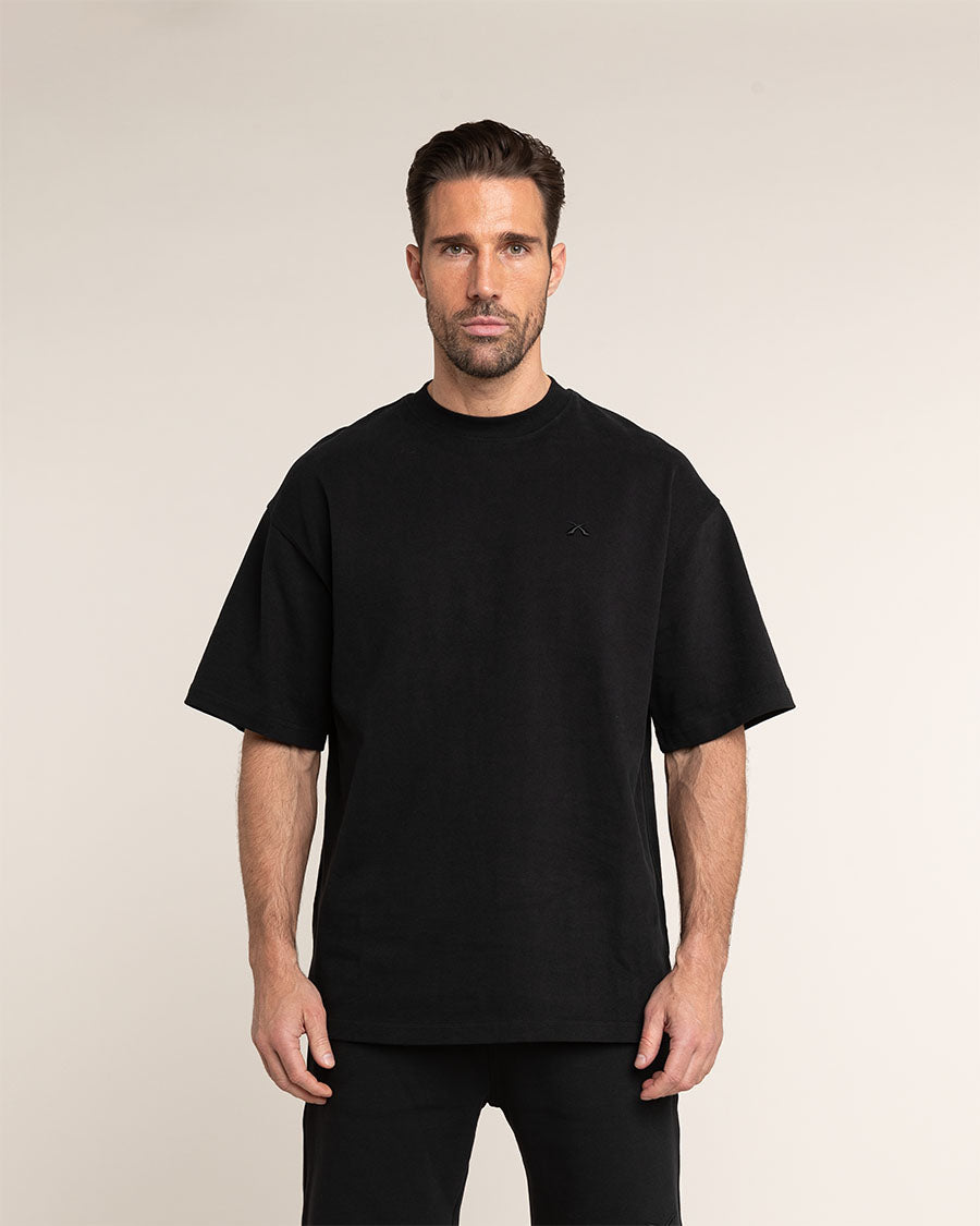 Oversized T-Shirt - Black - Herren