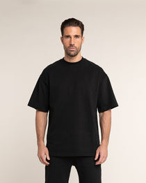 Oversized T-Shirt - Black - Herren