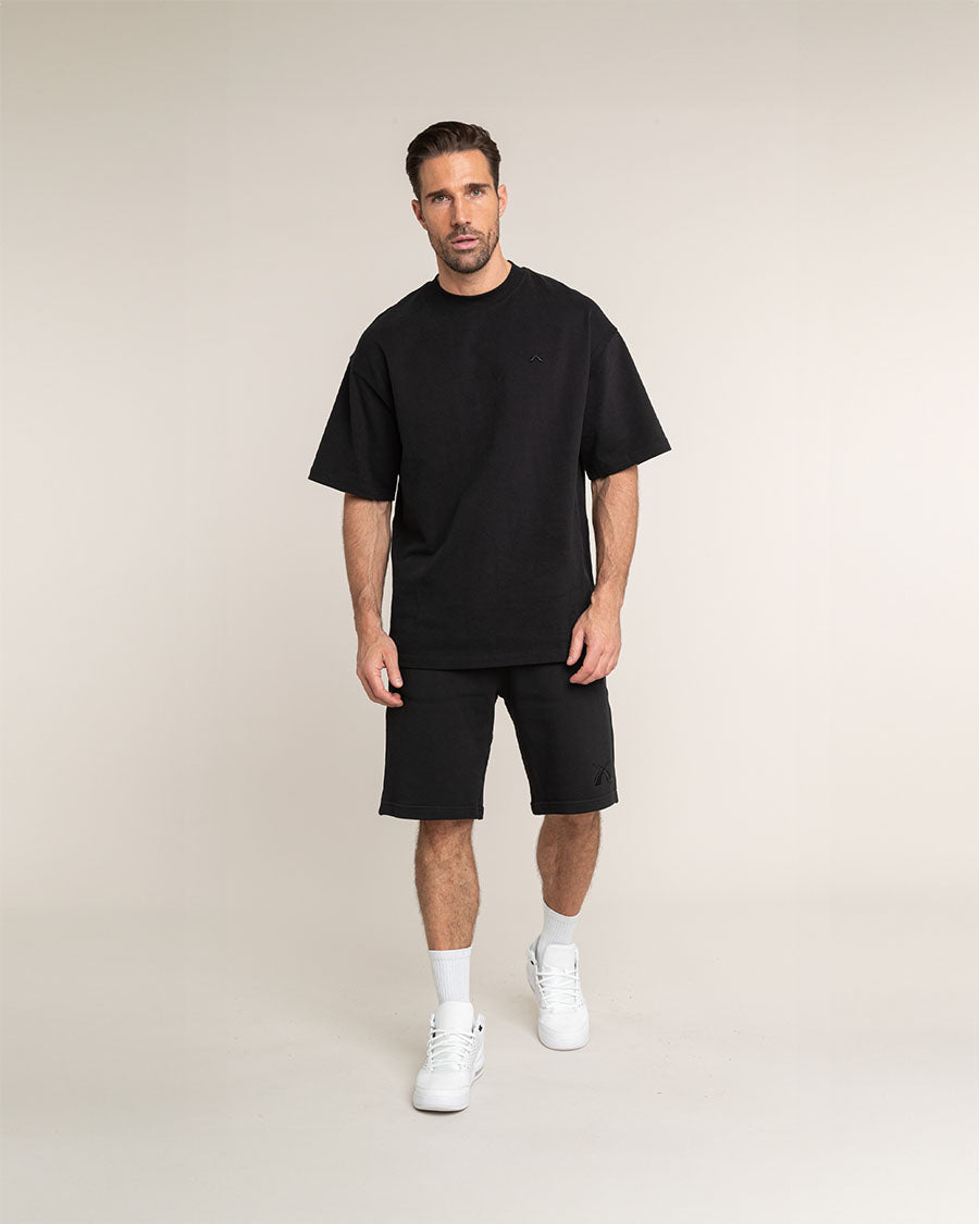 Oversized T-Shirt - Black - Herren