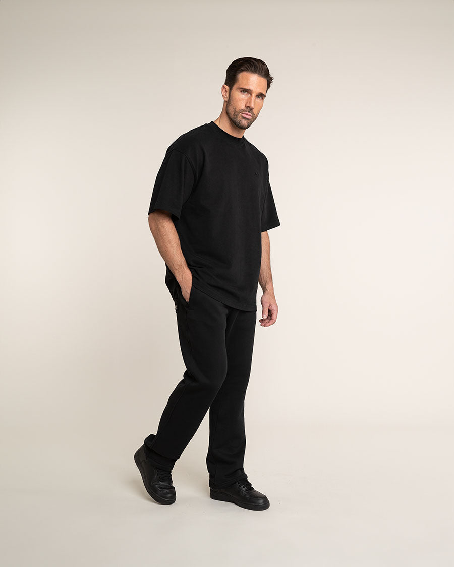 Oversized T-Shirt - Black - Herren