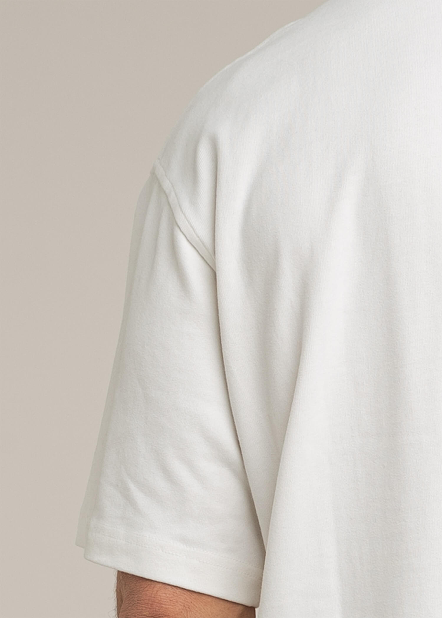 Oversized T Shirt Off White Naht Ärmel