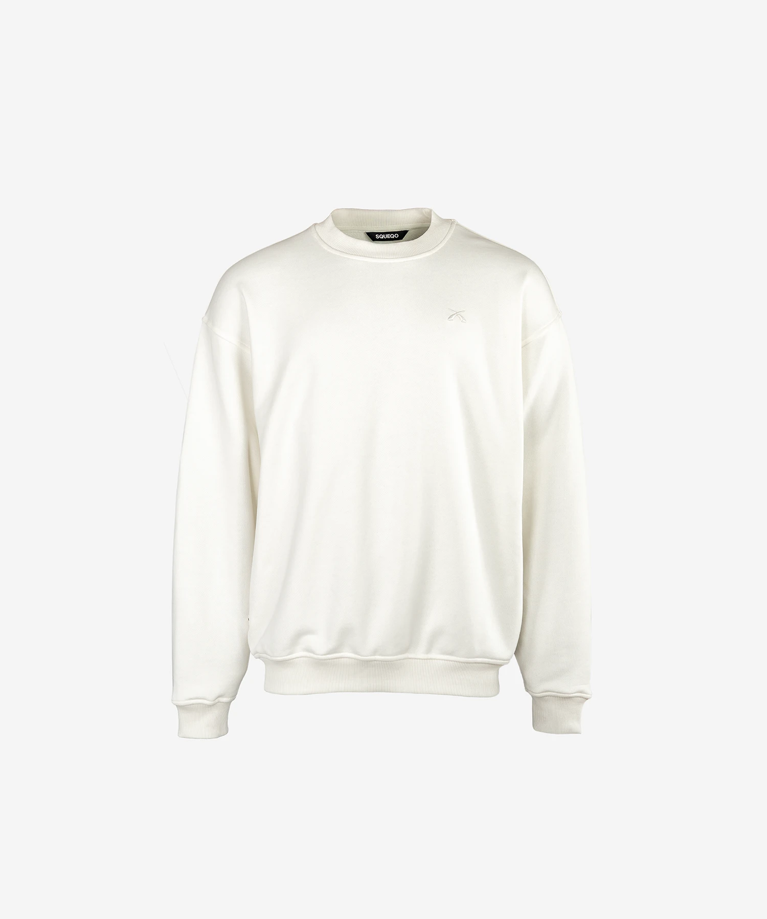 Oversized Sweatshirt in Off-White von SQUEQO Streetwear