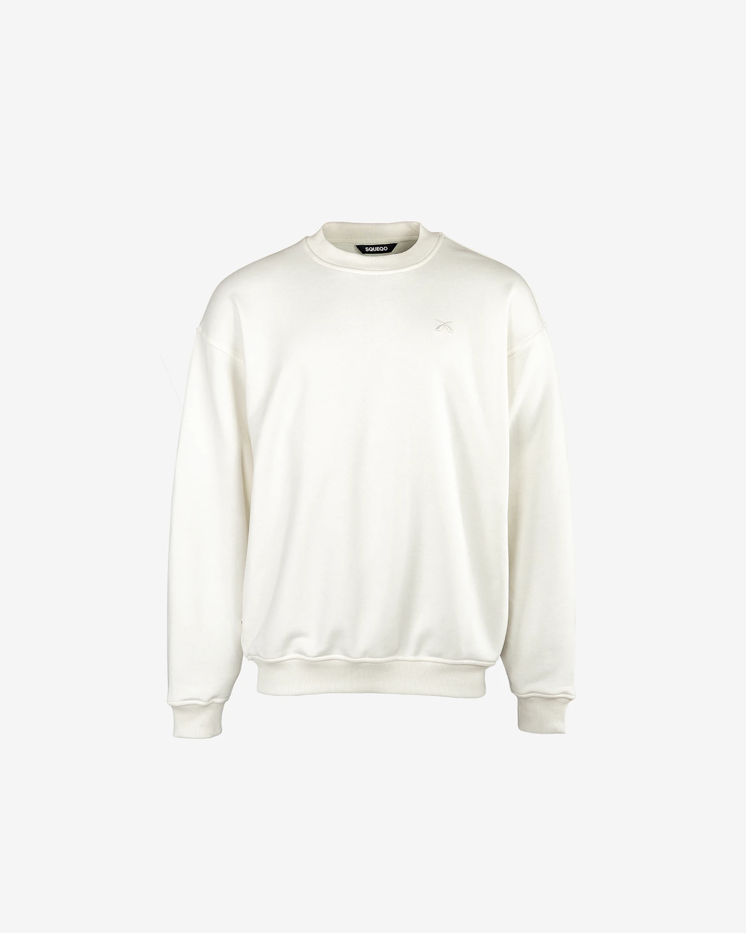Oversized Sweatshirt in Off-White von SQUEQO Streetwear