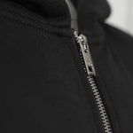Detailansicht: Hochwertiger YKK Reißverschluss am SQUEQO Zip Hoodie