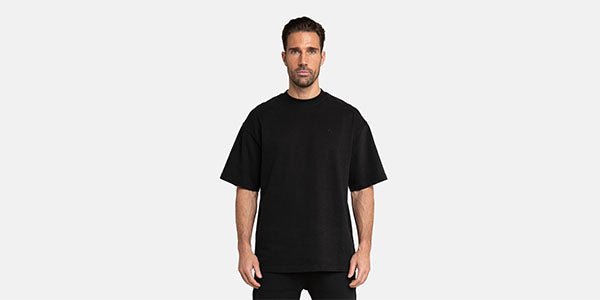 T-Shirt Herren, Schwarz
