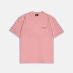 Rosa T-Shirt mit monochromem Studio Berlin Print, Vorderansicht.