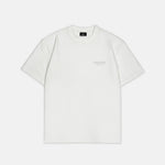 Weißes T-Shirt mit Studio Berlin Print in Weiß, Vorderansicht.