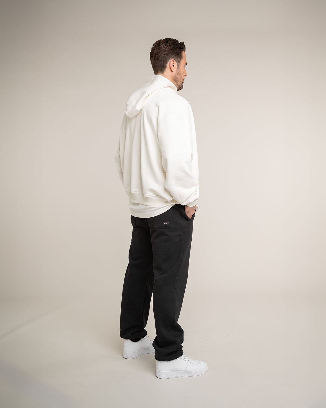 zip hoodie weiß herren